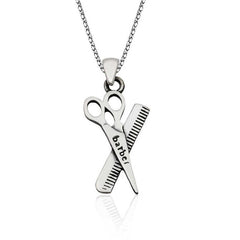 Silver Barber Men's Necklace