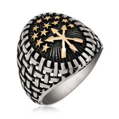 Silver Circassian Men's Ring