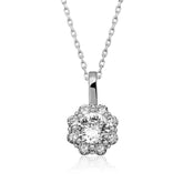 Collier Fleur en Argent