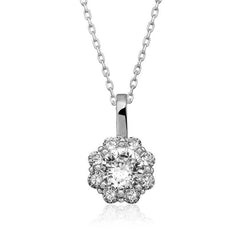 Collier Fleur en Argent