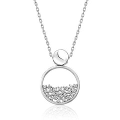 Silver Dew Drop Women's Necklace