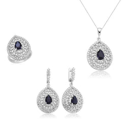 Silver Drop Patterned Women's Set