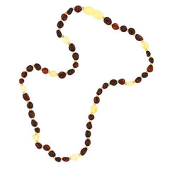 Baby Drop Amber Teeth Necklace