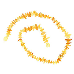 Baby Drop Amber Teeth Necklace