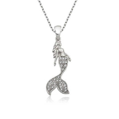 Silver Mermaid Women's Necklace
