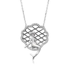 Silver Mermaid Women's Necklace