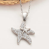 Silver Starfish Women's Necklace