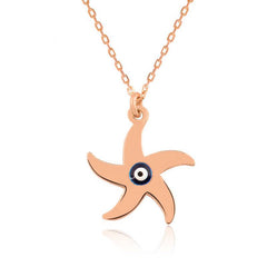 Silver Starfish Necklace for Women