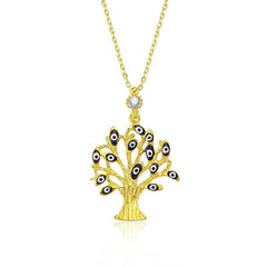 Silver Wish Tree Women's Necklace