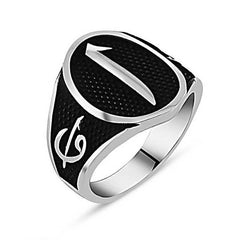 Silver Elif Men's Ring