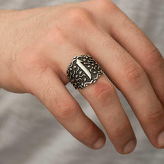 Bague pour homme Elif en argent