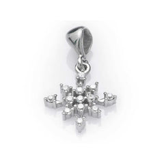 Silver Snowflake Women's Necklace