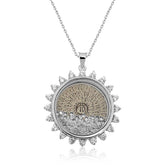 Silver Esmaul Husna Women's Necklace