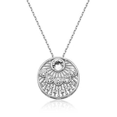 Silver Ethnic Patterned Women's Necklace