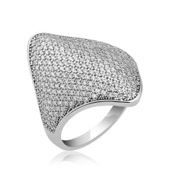 Silver Shuttle Ladies Ring