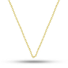 Chaîne pour femme Force Argent Or 0,30 micron 45 cm