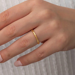 Silver Gold Ajda Women's Ring