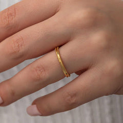 Silver Gold Ajda Women's Ring