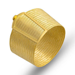 Bracelet femme en osier Trabzon argent et or