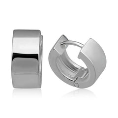 Boucle d'oreille créole en argent pour homme