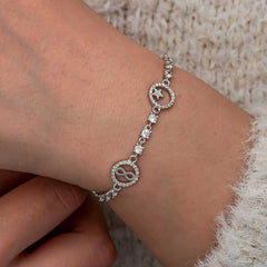 Lucky Bracelet for Women in Silver Ring