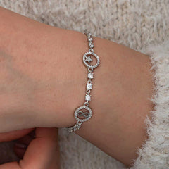 Lucky Bracelet for Women in Silver Ring