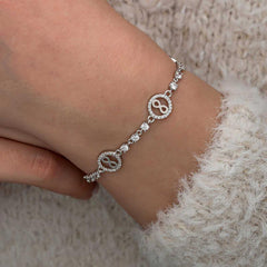 Infinity in Silver Ring Women's Bracelet