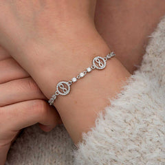 Infinity in Silver Ring Women's Bracelet