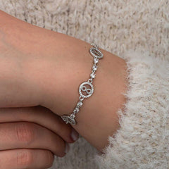 Infinity in Silver Ring Women's Bracelet