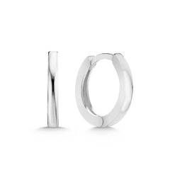 Silver Hoop Women's Earring