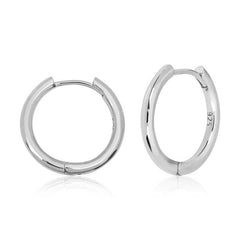 Silver Hoop Women's Earring