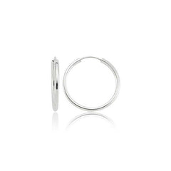 Boucles d'oreilles créoles en argent