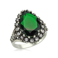 Silver Hurrem Sultan Women's Ring