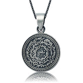 Silver Kitmir and Seal Ladies Necklace