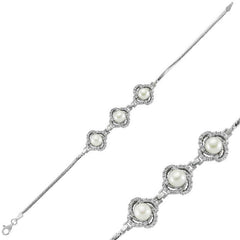 Silver Pearl Women's Bracelet