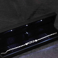 Silver Light Boxed Angel Wing Women's Bracelet