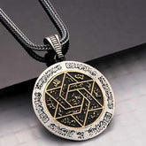 Silver Name Azam Prayer Necklace