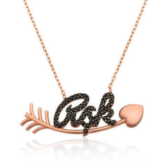 Silver Heart Love Necklace