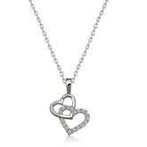 Silver Heart Necklace for Women