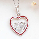 Silver Heart Women's Necklace