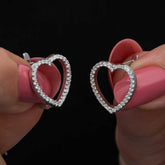 Silver Heart Women's Earrings