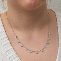 Silver Heart Lucky Women's Necklace