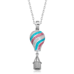 Silver Cappadocia Balloon Women's Necklace