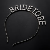 NessiWorld Silver Plated Crystal Stone Bride To Be Bridal Crown 16x17 cm