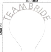 Nessiworld Silver Plated Crystal Stone Team Bride Crown 16x17 cm