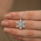 Silver Snowflake Necklace