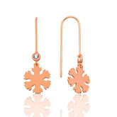 Silver Snowflake Earrings