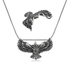 Silver Eagle Men's Necklace