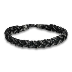 Silver Kazaziye Knit Bracelet