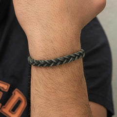 Silver Kazaziye Knit Bracelet